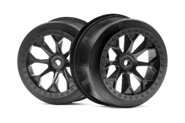 HPI 8-Shot Sc Wheel (Black/2Pcs) 116521