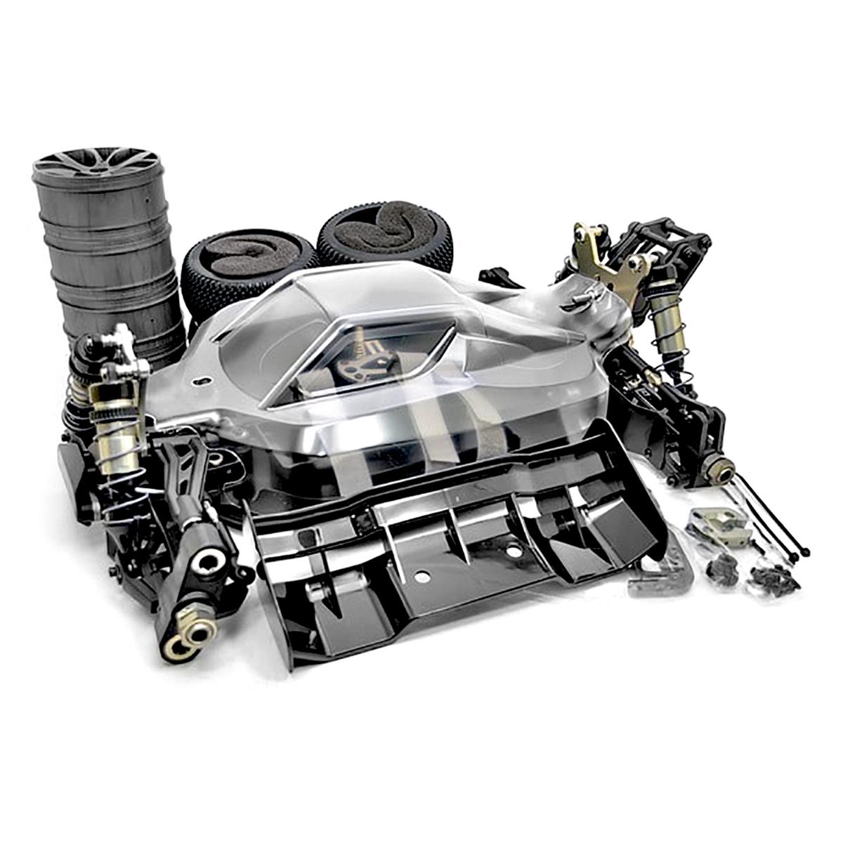 HoBao Hyper VS2E Elektro Buggy 1/8 80% ARR Roller (klare Karosserie)