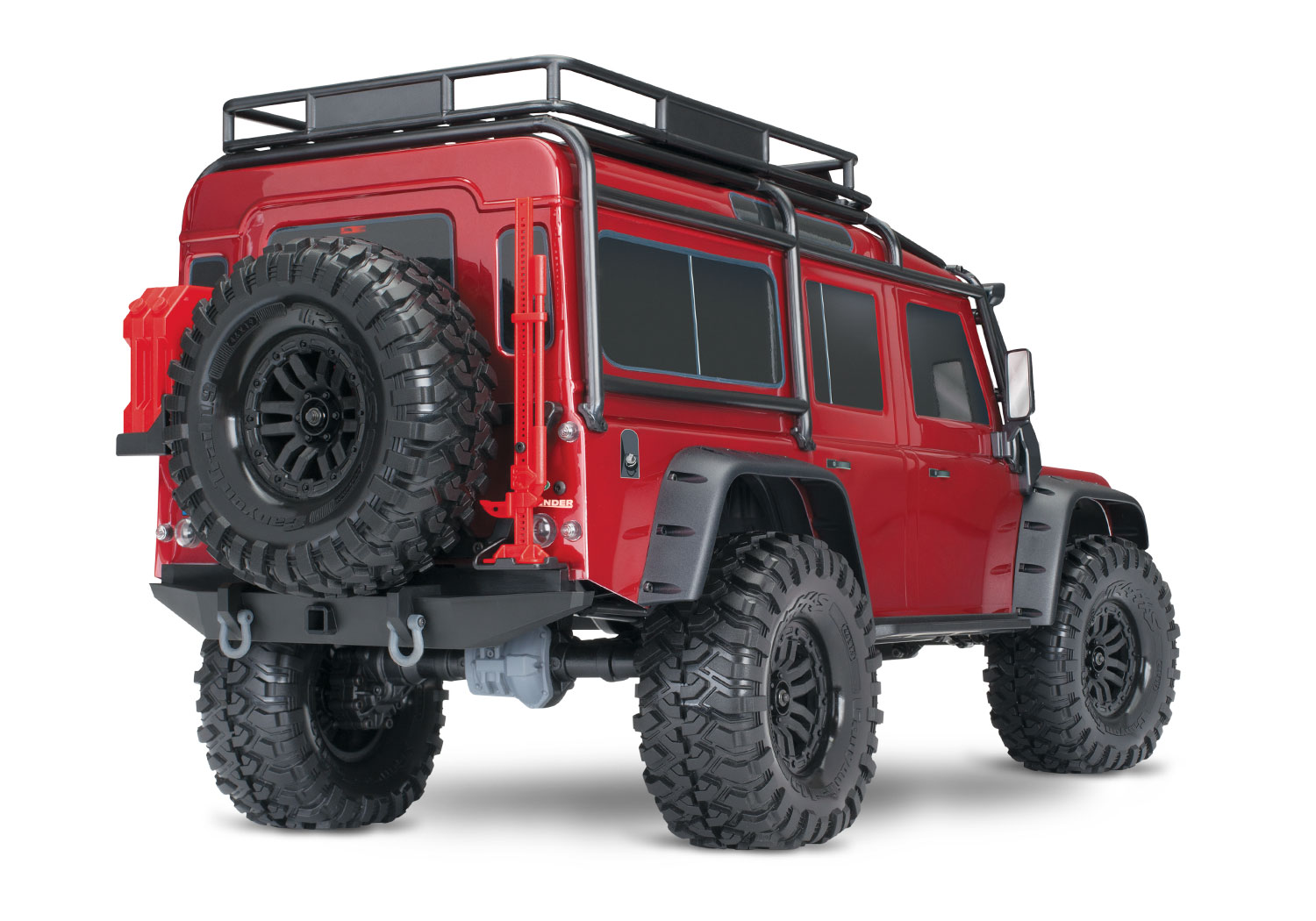 Traxxas TRX-4 Land Rover Defender Rot Clipless Crawler 82256-4 - Abbildung 2