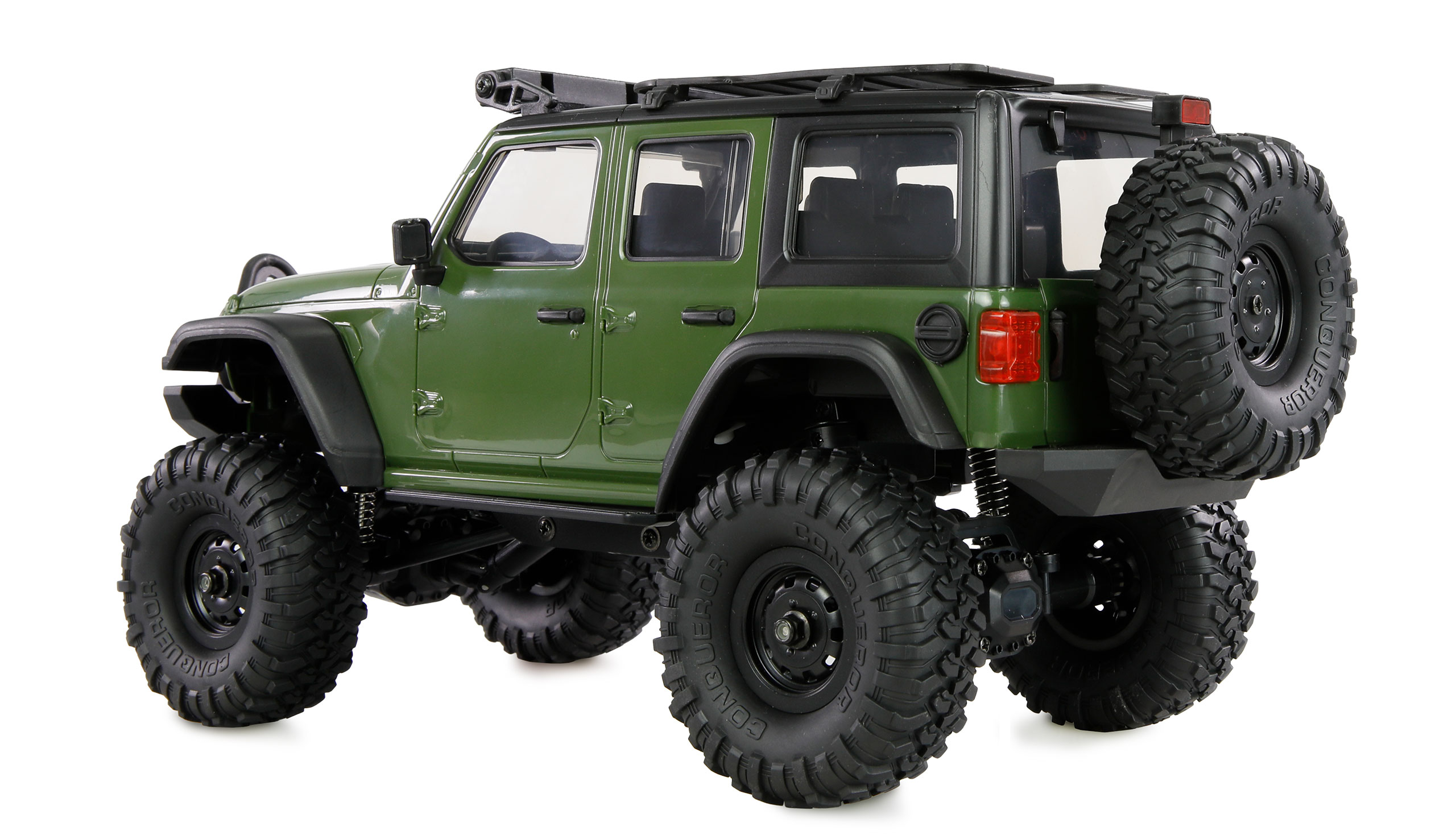Amewi AMXRock Mini-Crosstrail Scale Crawler 4WD 1:16 RTR grün 22722