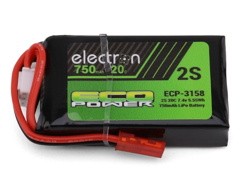 EcoPower Electron 2S LiPo 20C Batterie Pack Electron JST-Stecker