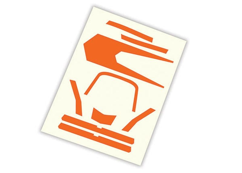 Traxxas Decals, High Visibility, orange 7982