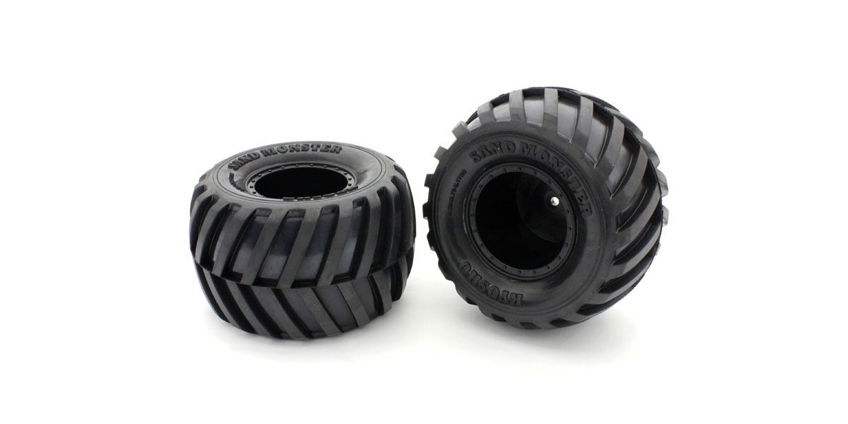 Kyosho Verklebte Reifen EP MadVan FZ02L-B (2) High Grip EZTH001BKS