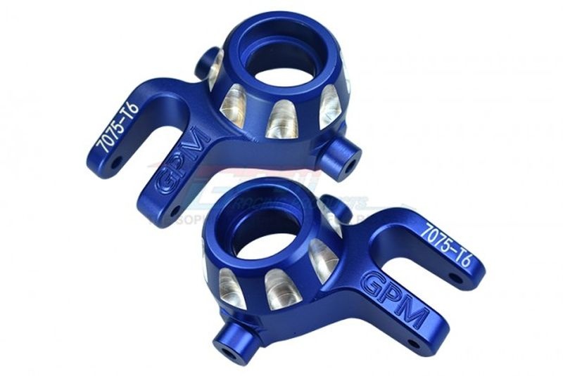 GPM Aluminium 7075-T6 Lenkhebel vorne blau GPM Traxxas Sledge SLE021B - Abbildung 1