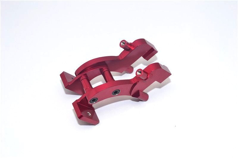 GPM Alu Spoilerbefestigung eloxiert hinten rot Traxxas 1/16 E-Revo
