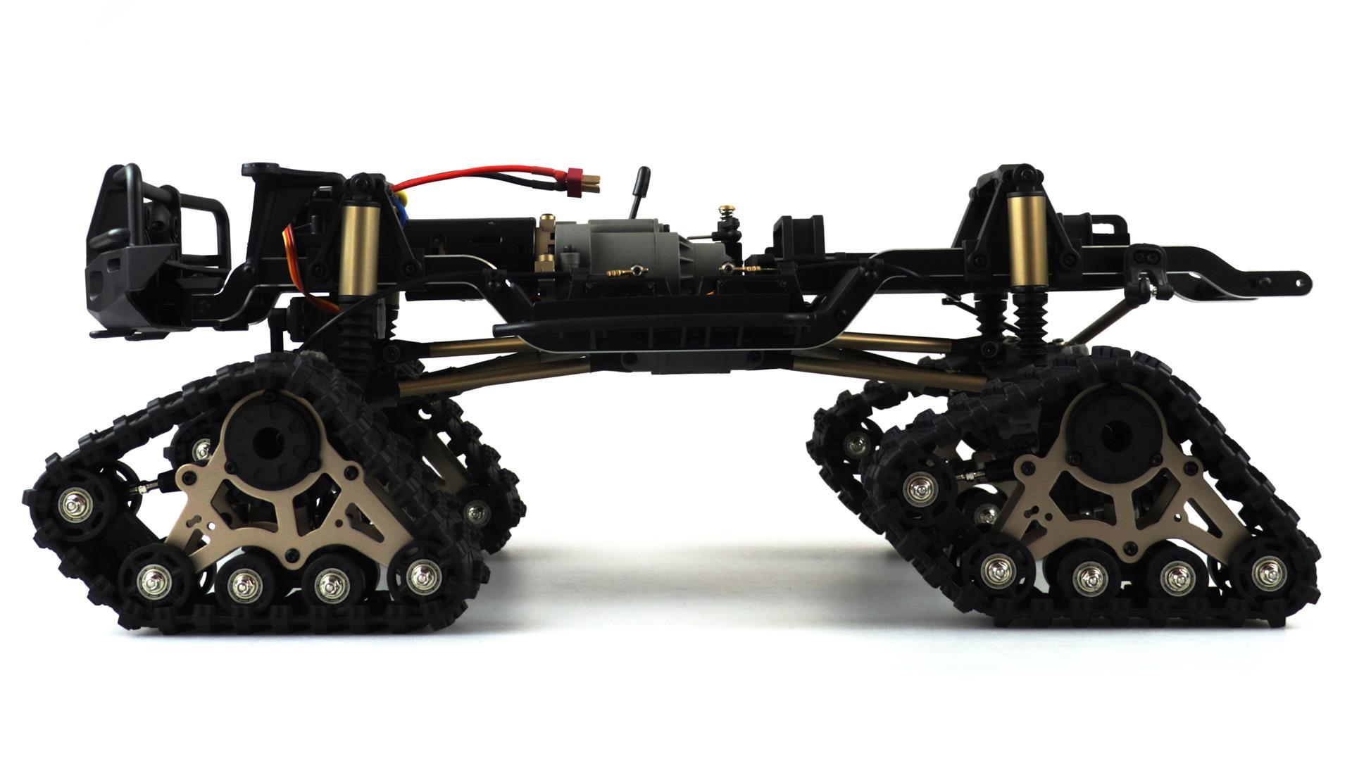Amewi AMXRock RCX10PTS Scale Crawler Pick-Up 1:10, RTR grau 22463
