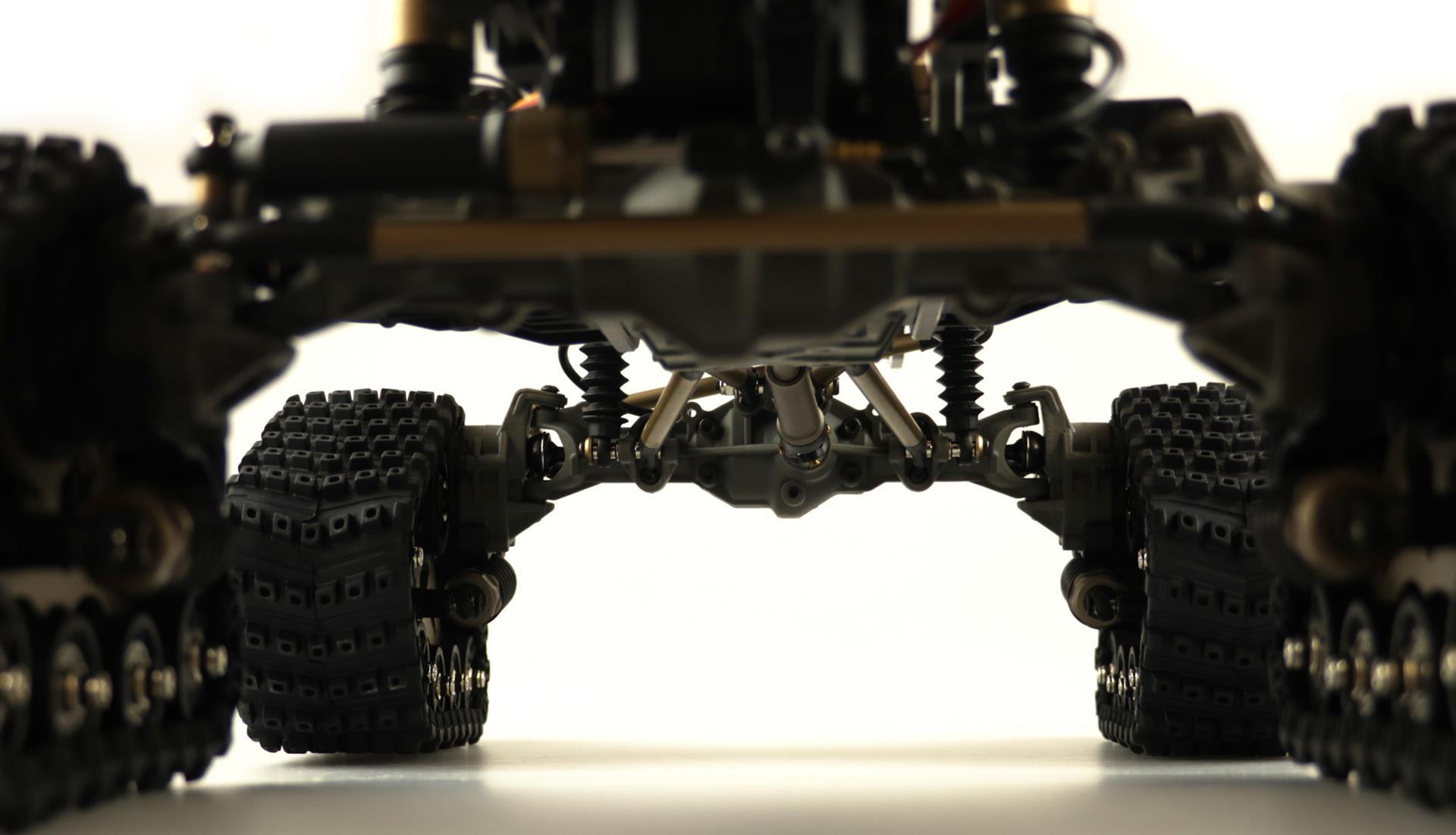 Amewi AMXRock RCX10TP Scale Crawler Pick-Up 1:10 RTR grau 22459