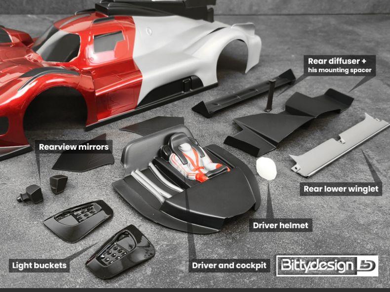 Bittydesign Aesthetic kit for 499T LMH Karosserie LMH-499TDC