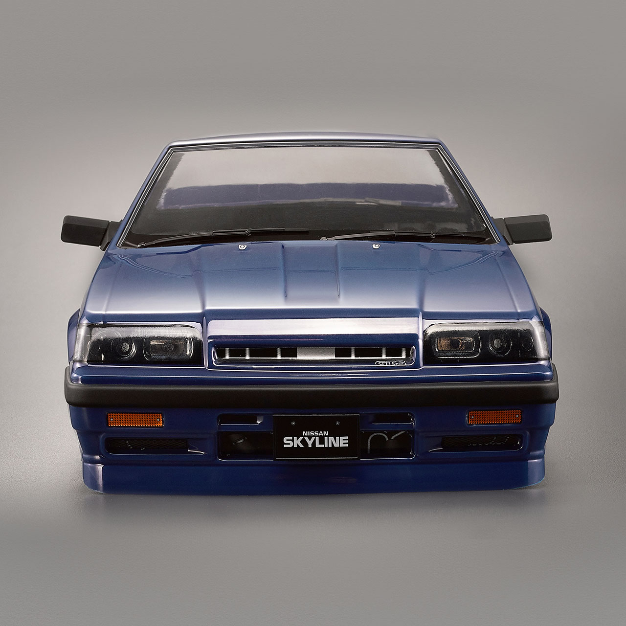 KB48678 Nissan Skyline R31 Karosserie lackiert Blau 195mm RTU