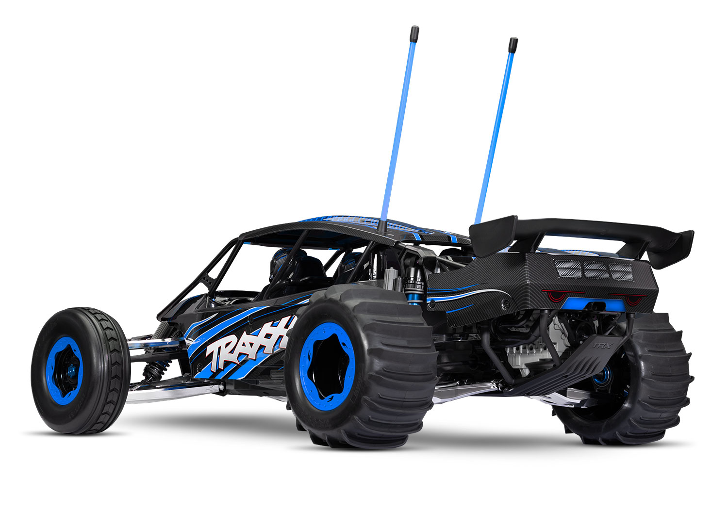 Traxxas FUNCO RWD 8S VXL 1/6 Sand Car Blau RTR Brushless o. Akku & Lader 109076-4 - Abbildung 2