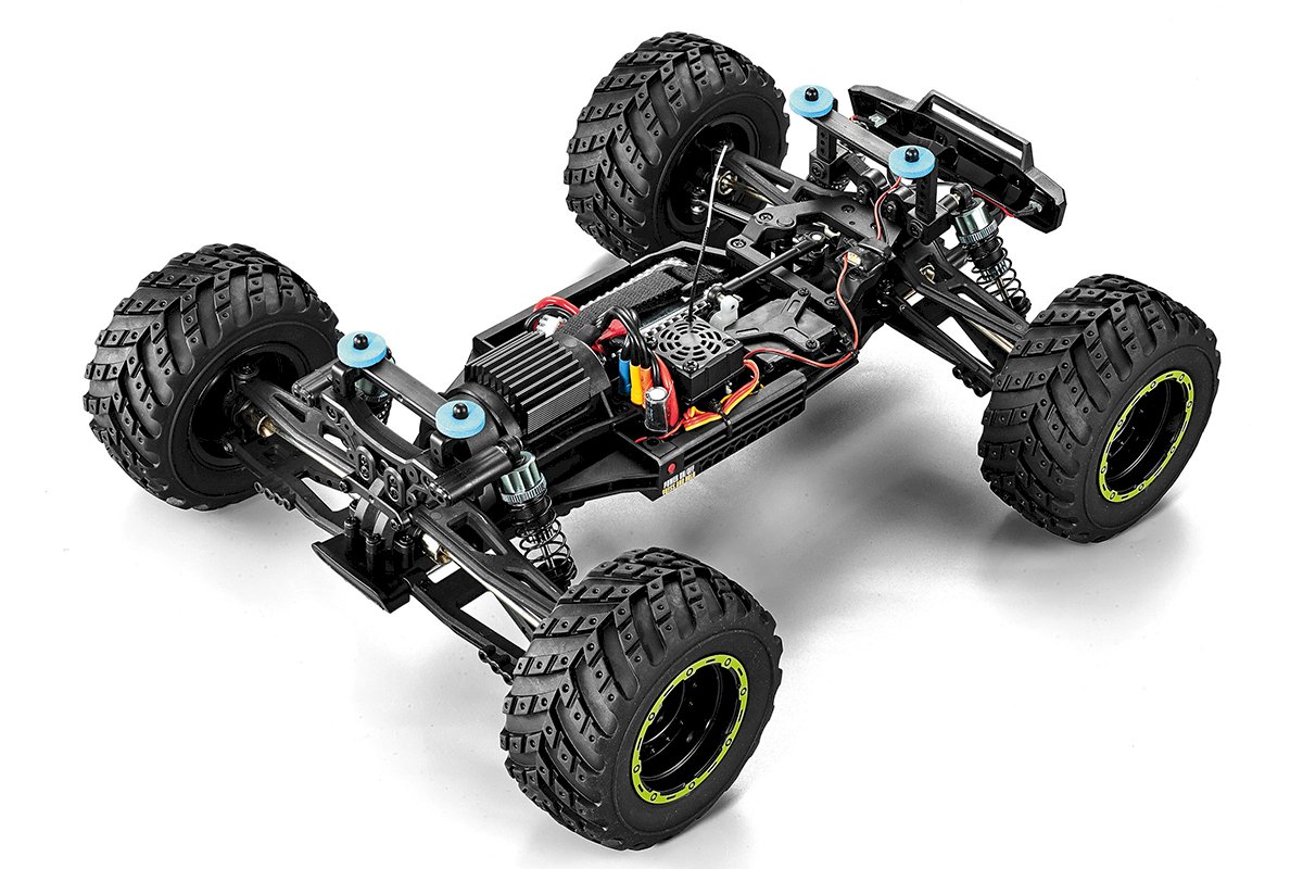 BLACKZON Smyter MT Turbo 1/12 4WD 3S Brushless Monster Truck Grün 540251 - Abbildung 4