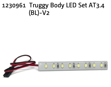 Absima Truggy Karosserie LED Set AT3.4(BL)-V2 1230961