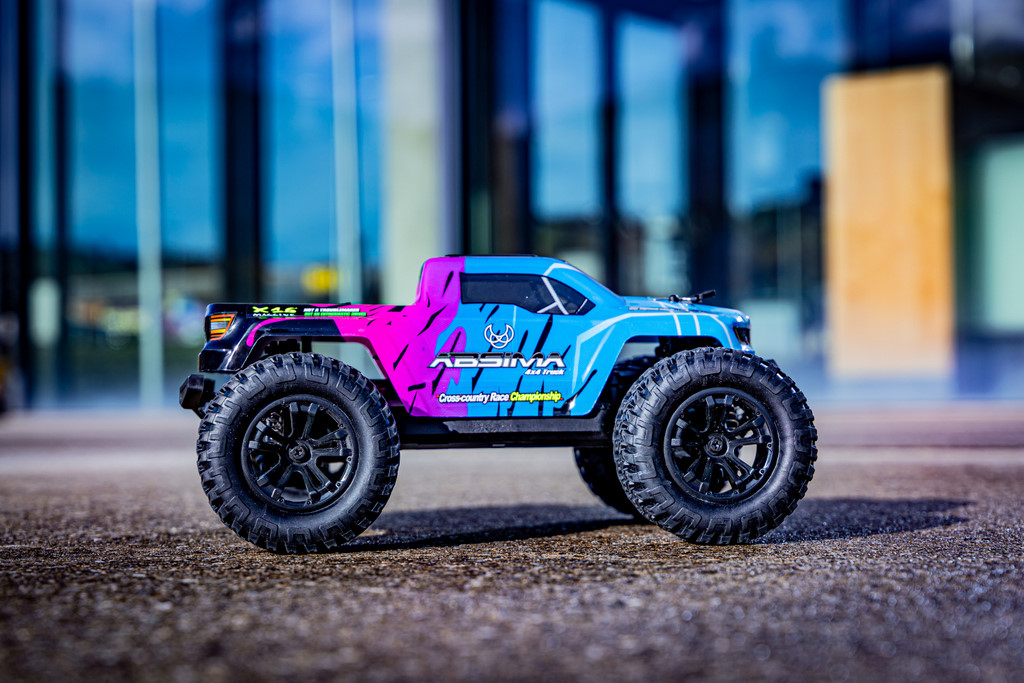 Absima 1:16 Monster Truck MINI AMT pink/blau 4WD RTR 16007