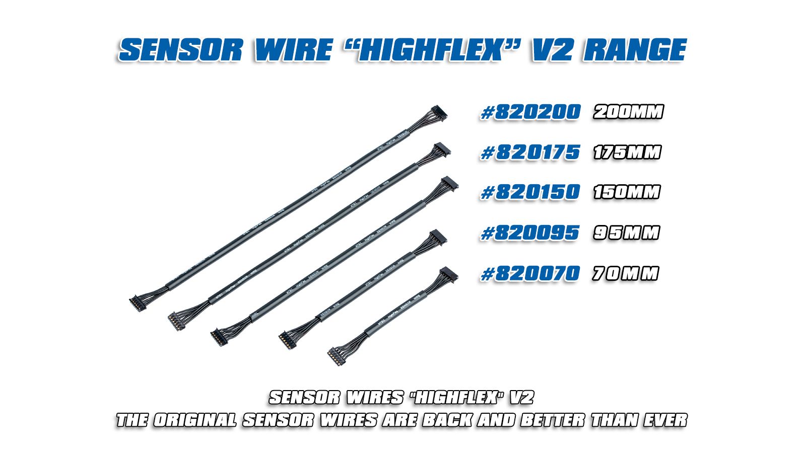 LRP Sensorkabel "High Flex" V2 175mm