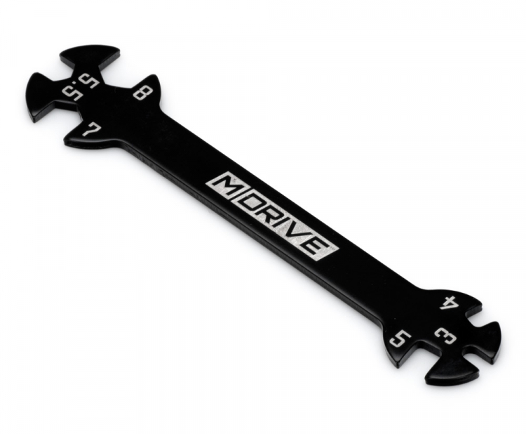 M-DRIVE Universal Tool - Maulschlüssel 5.5/7/8mm - R/L Gewindestangen 3/4/5mm MD50300