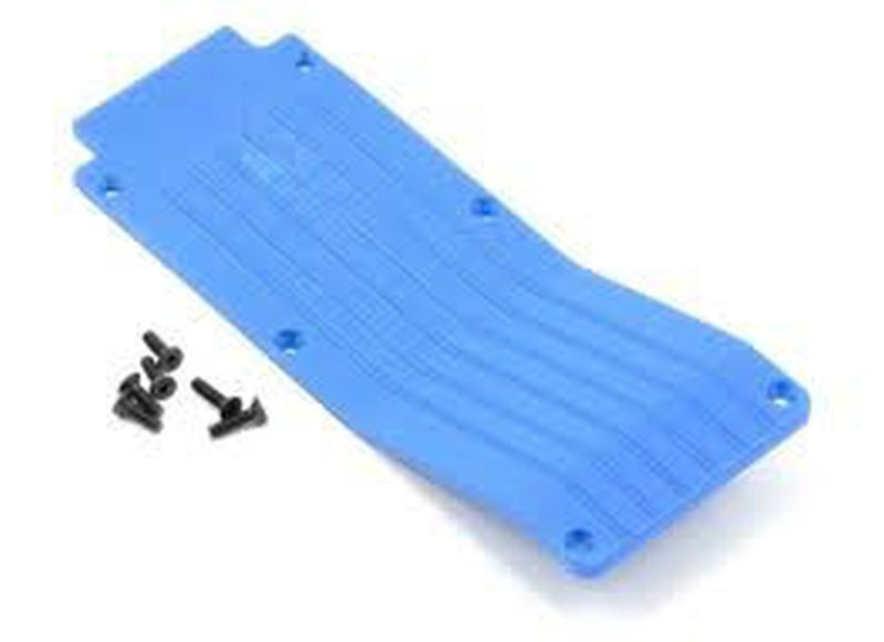RPM T/E-Maxx 1.5 / 2.5 Center Skid/Wear Plate (Blue) 80145