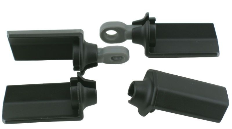 RPM Dämpfer-Schutz-Guards schwarz RC10 80572