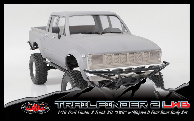 RC4WD Trail Finder 2 Truck Kit LWB w/ Mojave II 4-Door Body Set Z-K0058