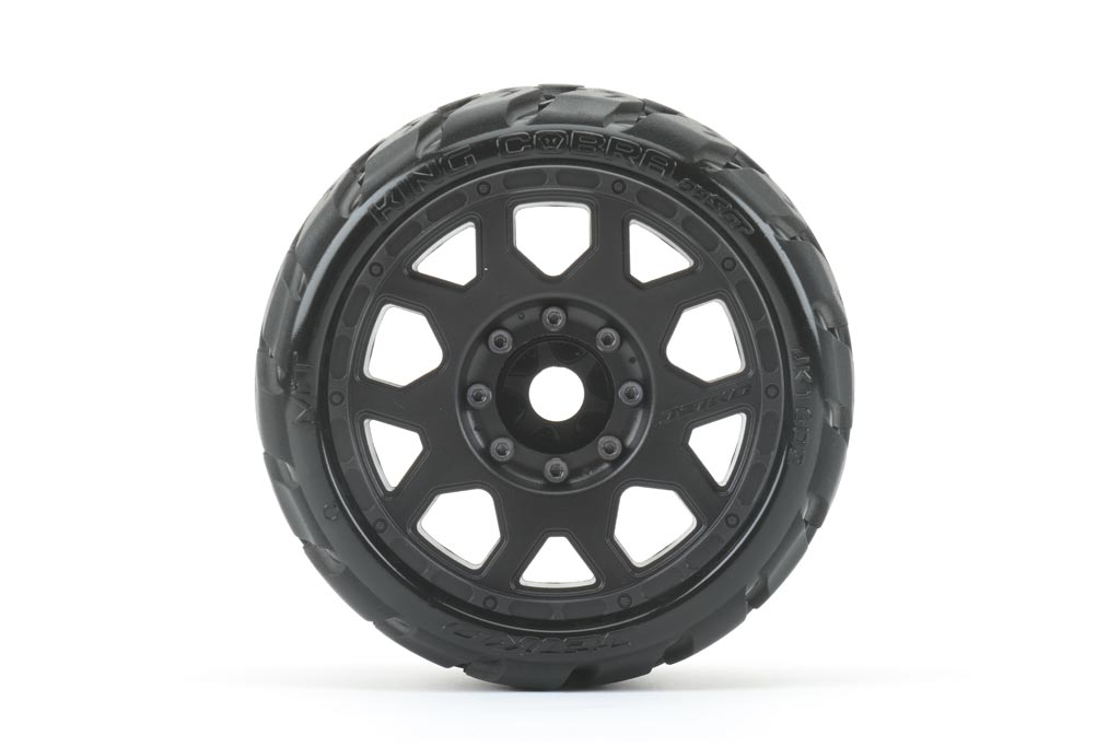 Jetko Extreme Tyre for Maxx Low Profile King Cobra Belted on 3.8" Black Rim JK1602CBMAXX