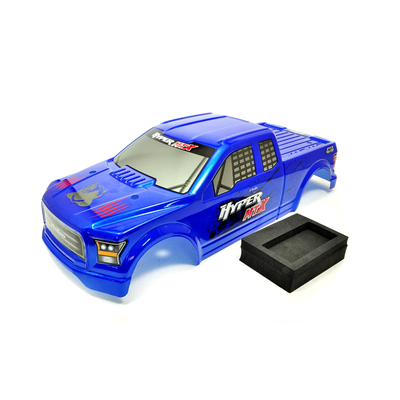 Hobao MTX PRINTED BODY- BLUE WITH BODY SPONGE PAD H94075BUN