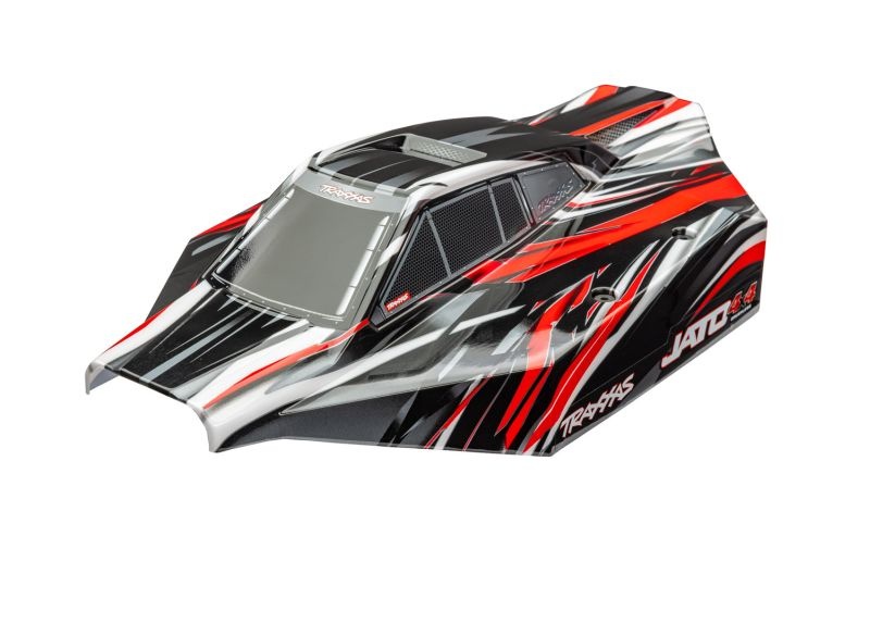 Traxxas Karo Jato 4X4 rot mit Aufkleber  9018-RED - Abbildung 1