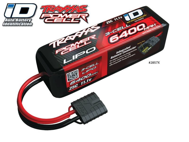 Traxxas Lipo Akku 3S 6400mAh 11,1V 3-Zellen 25C 2857X - Abbildung 1