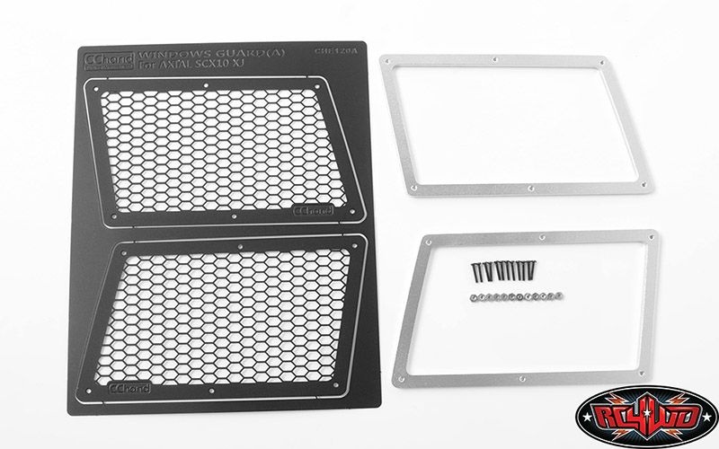 RC4WD Rear Window Guards for Axial SCX10 XJ (Style A) VVV-C0306