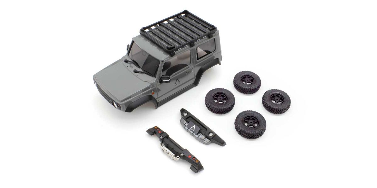 Kyosho Karosserie APIO Jimny TS4 Medium Grey Mini-Z 4X4 MX01 MXBT05G