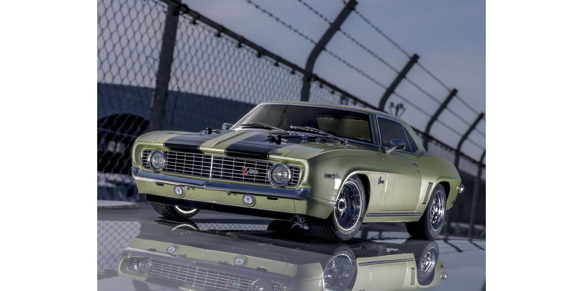 Kyosho FAZER MK2 Chevy Camaro Z28 1969 1:10 Frost Green ReadySet 34418T2B - Abbildung 8