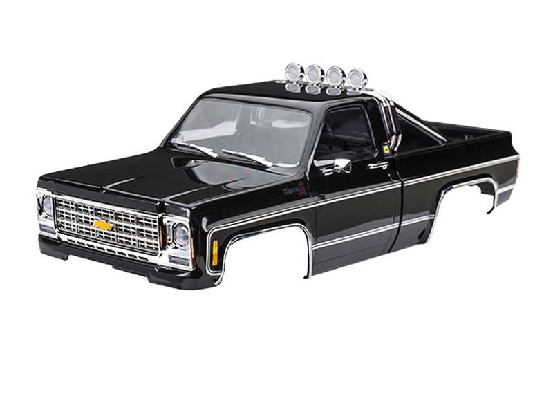 Traxxas Karosserie TRX-4M High Trail Chevy K10 schwarz komplett  9811-BLK