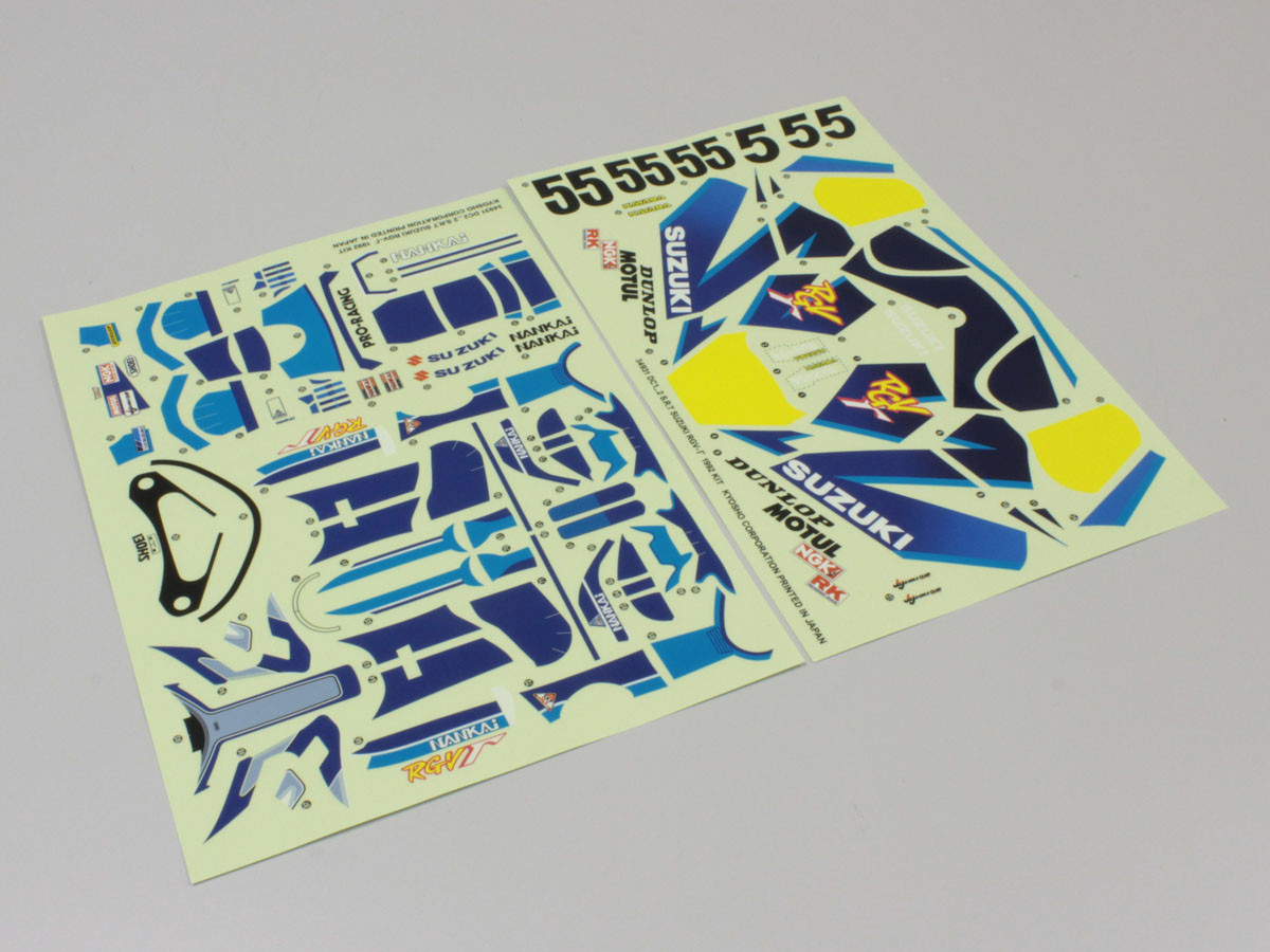 Kyosho DEKORBOGEN SRT SUZUKI RGV-I GPD101 - Abbildung 1