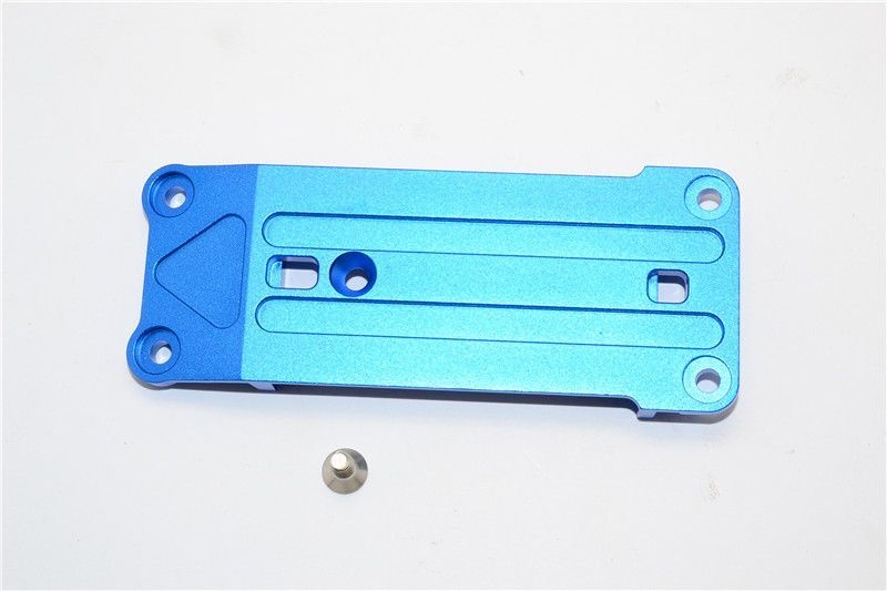 GPM Alu Querlenkerhalteplatte vorne blau Traxxas X-MAXX