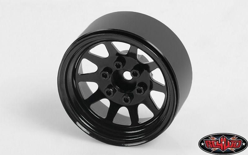 RC4WD OEM Stamped Steel 1.9 Beadlock Wheels (Black) Z-W0210