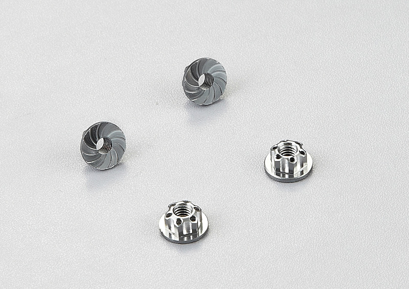 KB48365GY Radmuttern Aluminium Grau (4 Stk)