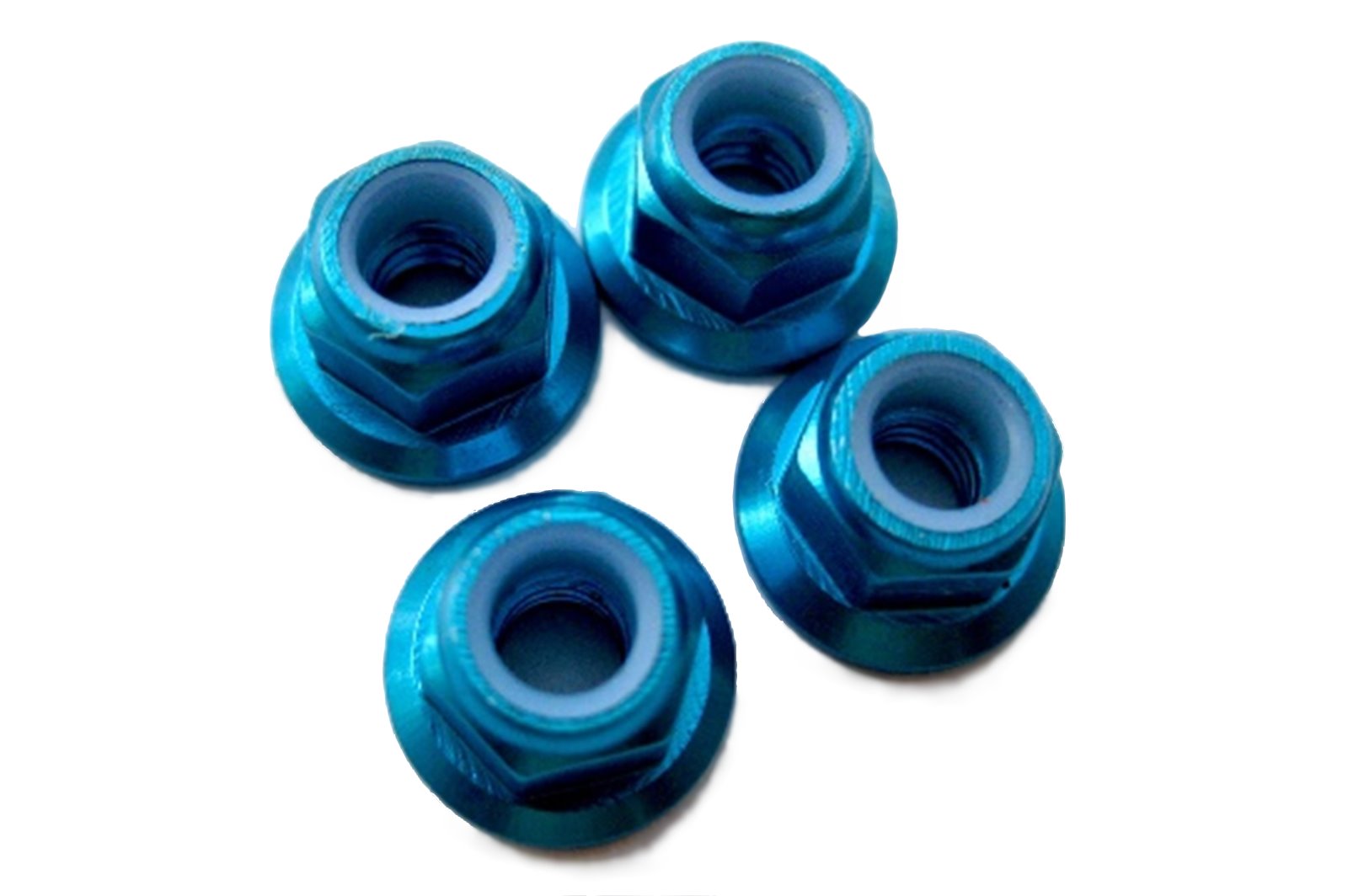 Monstertronic Alu Radmuttern M4 blau MT160592 - Abbildung 1