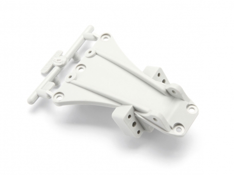 HPI Hochleistungs Chassis-Strebe vorne (Weiss/Blitz) 104664