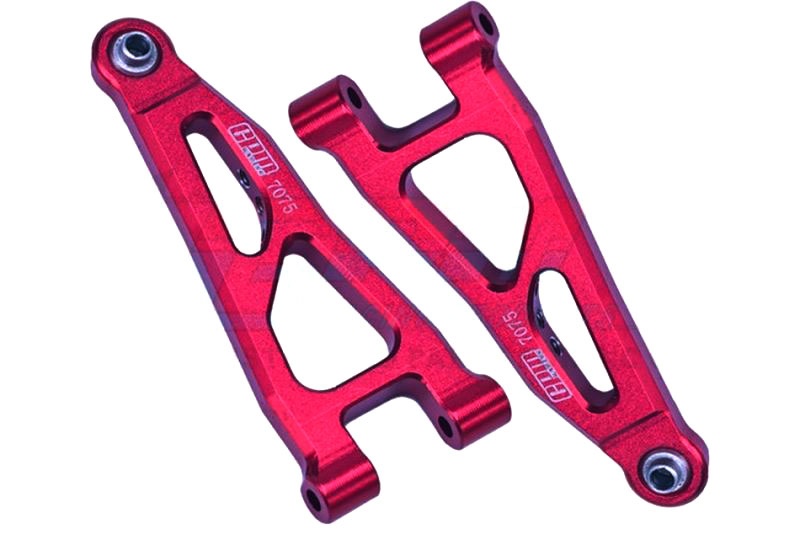 GPM Querlenker 7075-T6 Aluminium vorne unten rot (2) für ARRMA 1/18 Granite 4WD MGG055R