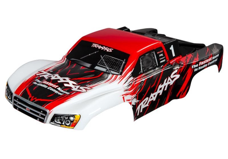 Traxxas Karo Slash 4X4 rot (lackiert+Sticker) 5824R
