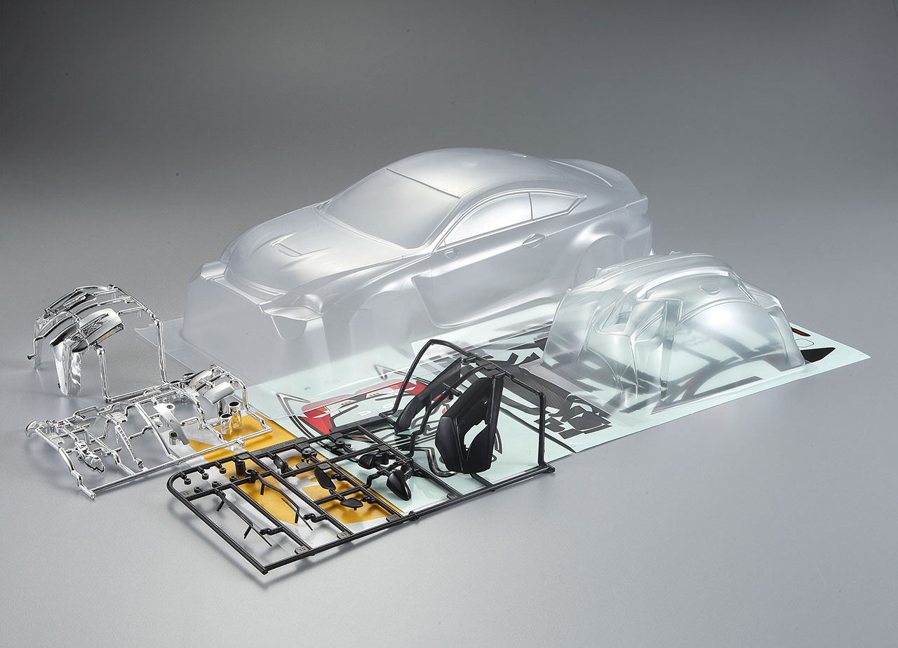KB48627 Lexus RC Karosserie unlackiert 195mm Kit