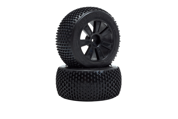 LRP VTEC Kamikaze 10 Komplettrad hinten - 1/10 Buggy J-Compound 65550J