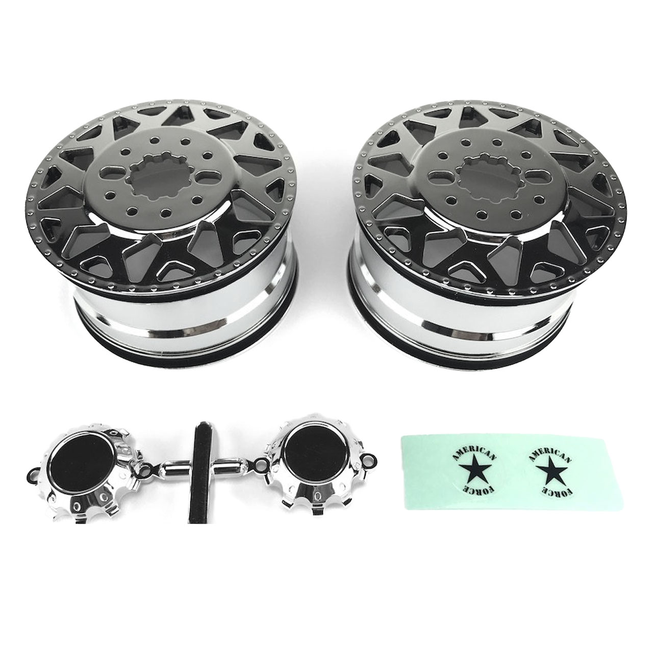 CEN-Racing American Force H01 CONTRA Wheel (chrome, w/ chrome cap) CD0604