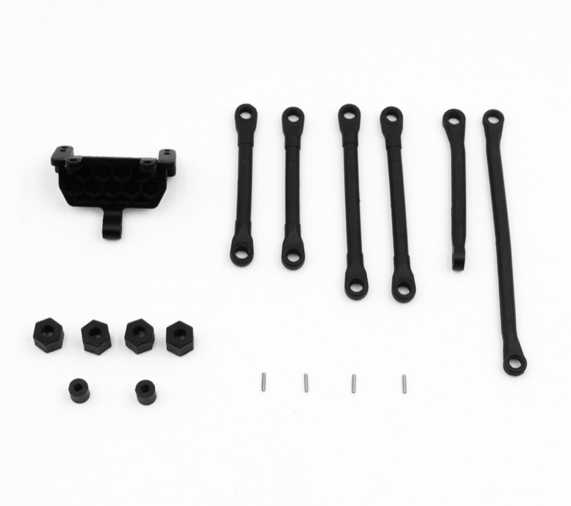 Hobby Plus CR-18P 6X6 Links, Hex & Servo Mount 240419