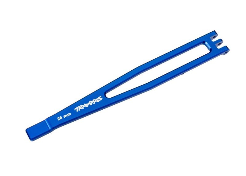 Traxxas Akkuhalter 6061-T6 Alu blau 4-Tec 2.0&3.0 8327-BLUE