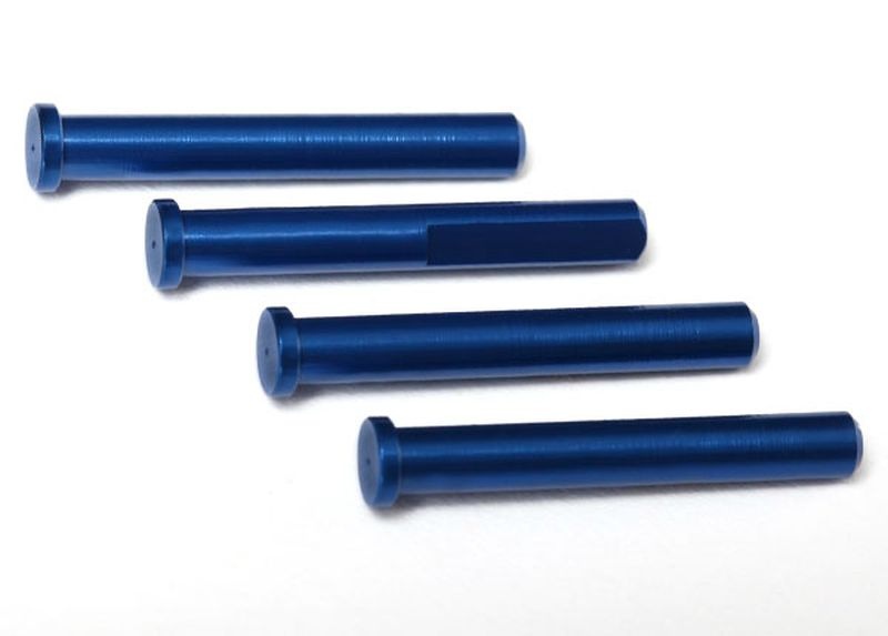 Traxxas Hauptwelle (4) Alu blau mit Schrauben 6633X