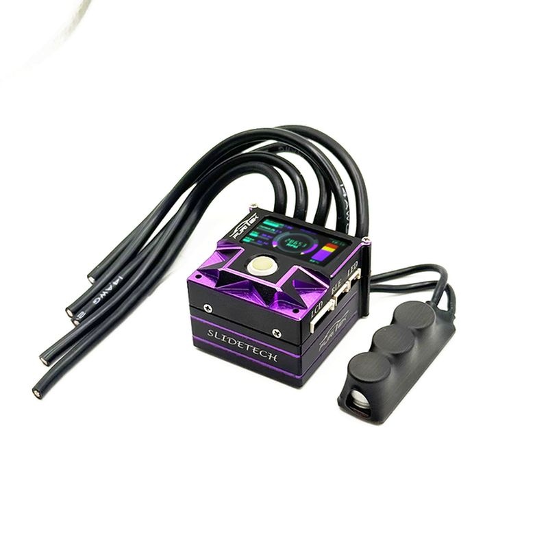 FURITEK Slide Tech Regler sensored OLED / Midnight Purple Edition für 1/10 Drift & Stock Racing FUR-2650
