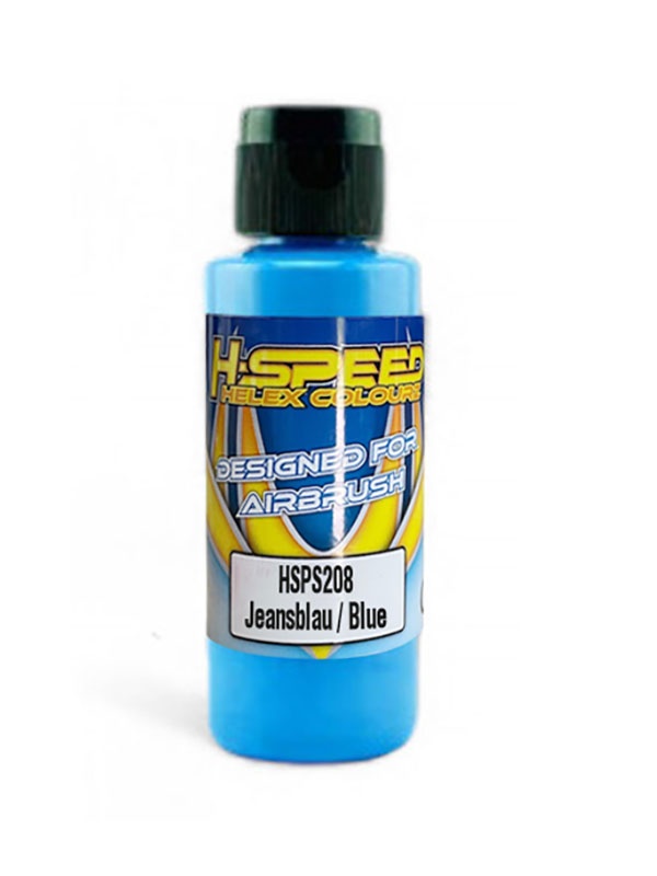 H-SPEED Lexan Airbrush Farbe 60 ml Jeansblau / Blue HSPS208