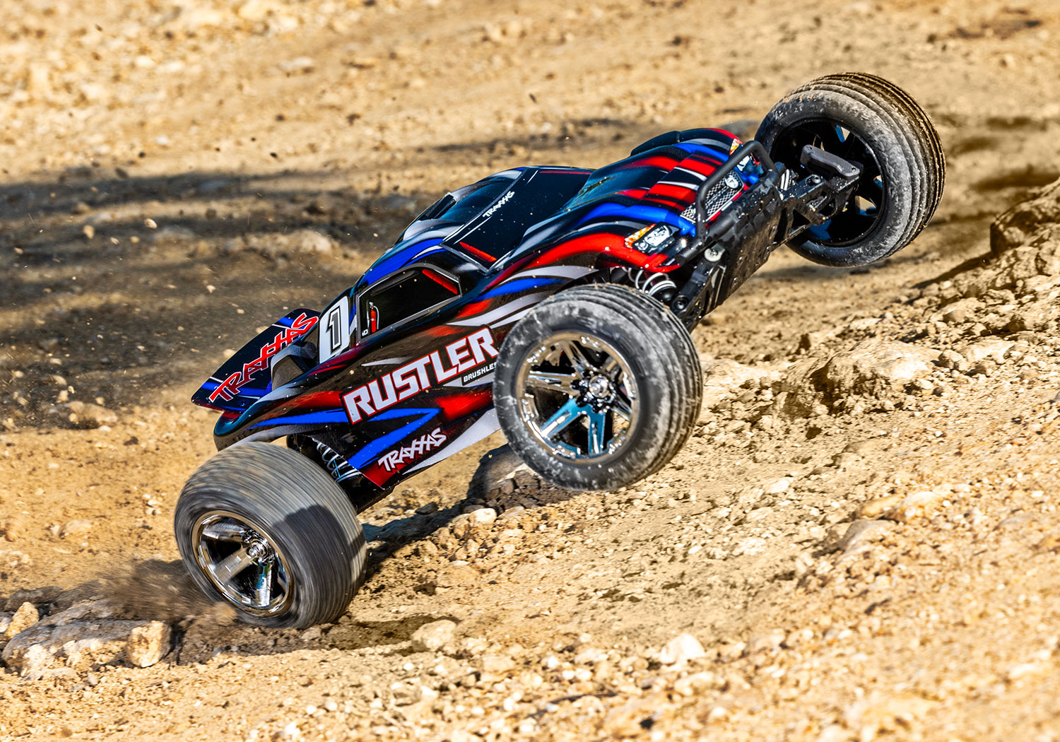 Traxxas Rustler Rot BL-2S 1/10 2WD Brushless Stadium Truck 37354-4 - Abbildung 14