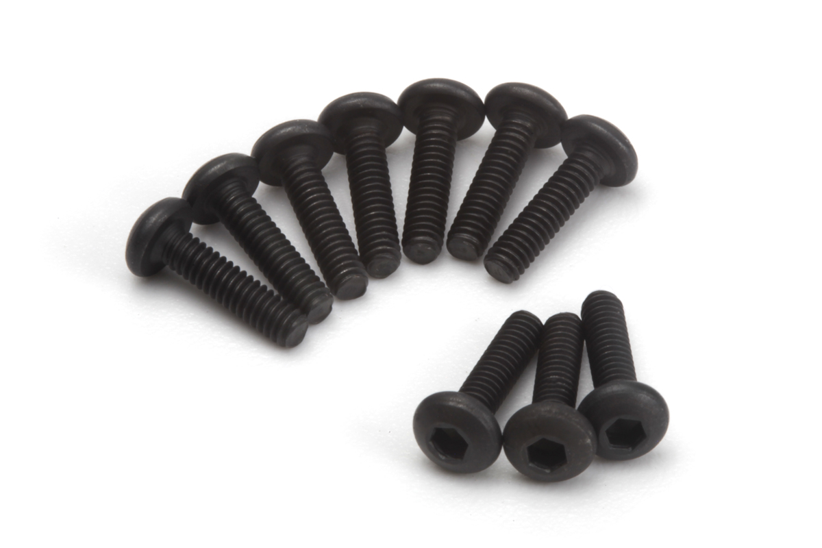HPI Rundkopfschrauben M2x8mm (Sechskant/10St.) 161181