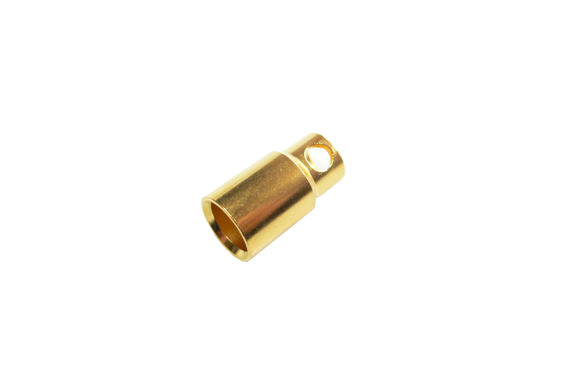 8mm Goldkontakt Buchse Goldstecker Goldverbinder female weibchen lose