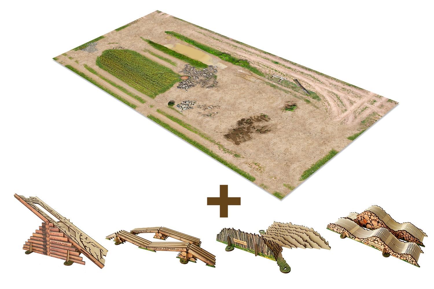 ToysWD Crawler Park: STARTER KIT CARPET CIRCUIT RC CRAWLER PARK 1/18 & 1/24 TWDKIT0002 - Abbildung 1